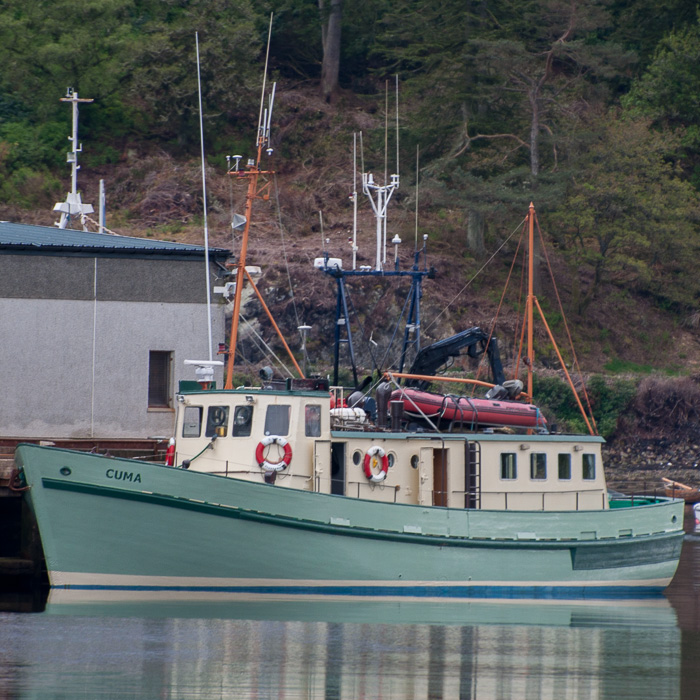 Photograph of the vessel  Cuma pictured at Stornoway on 8th May 2014