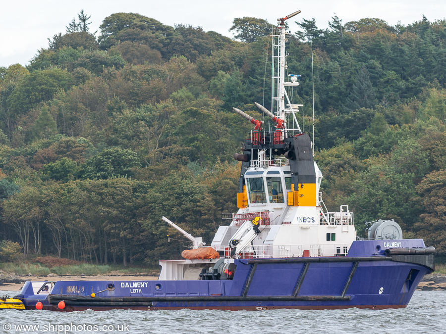 Photograph of the vessel  Dalmeny pictured at Hound Point on 10th October 2021