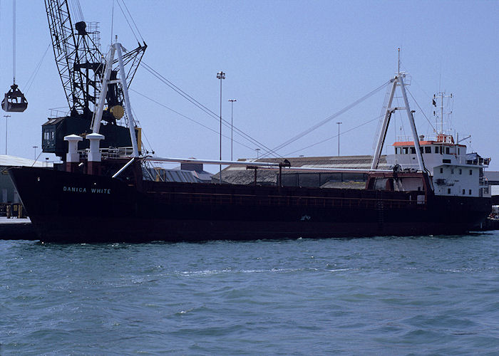 Photograph of the vessel  Danica White pictured at Poole on 13th June 1992