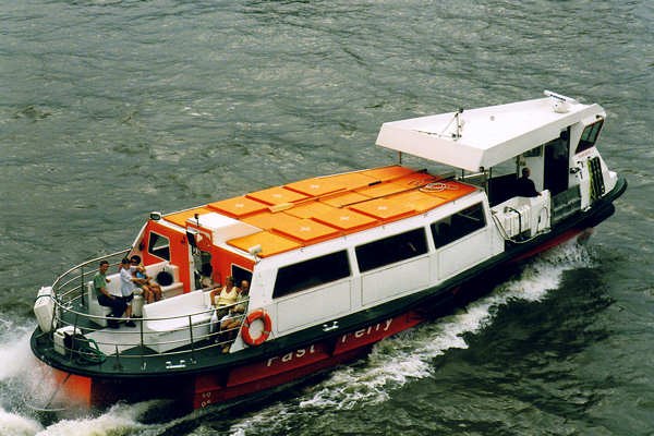Photograph of the vessel  Daniel Quilp pictured in London on 16th June 2000