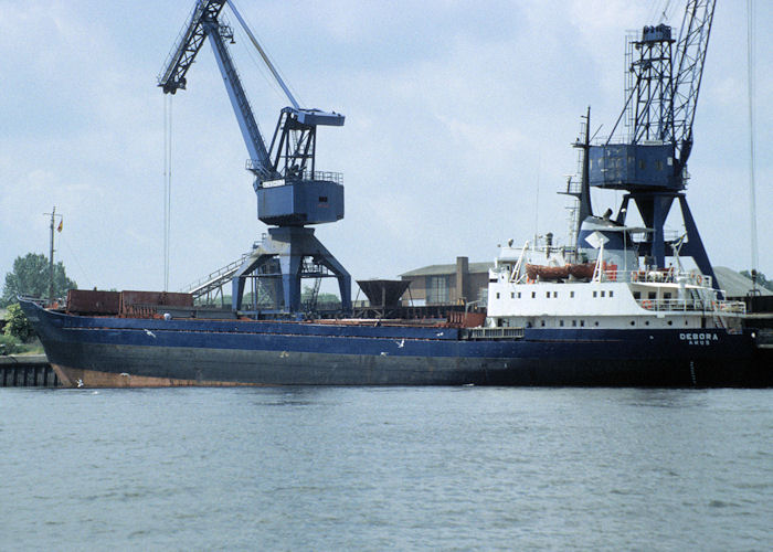 Photograph of the vessel  Debora pictured at Hamburg on 9th June 1997