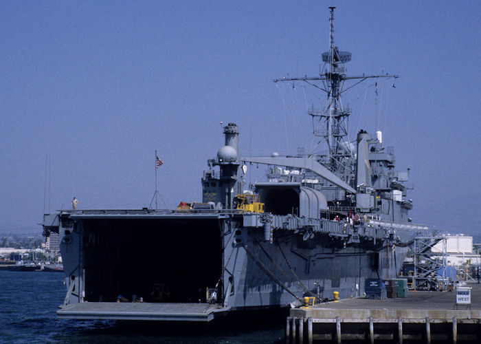 Photograph of the vessel USS Denver pictured at San Diego on 16th September 1994