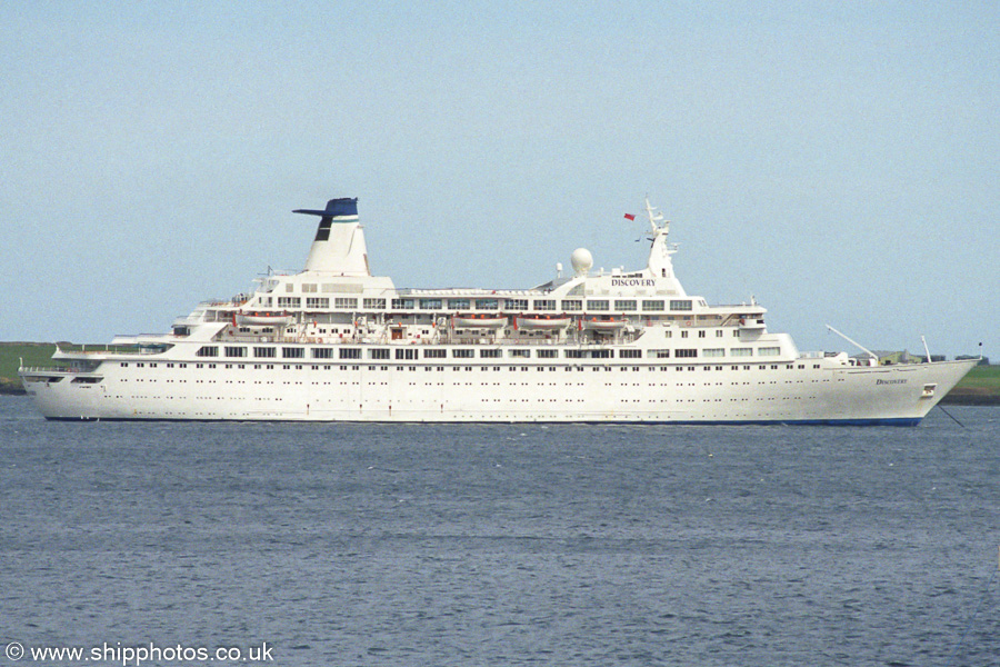 Photograph of the vessel  Discovery pictured at Kirkwall on 10th May 2003
