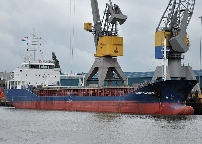 Photograph of the vessel  Dmitry Varvarin pictured in Merwehaven, Rotterdam on 24th June 2012