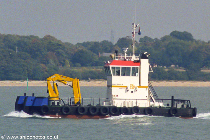 Photograph of the vessel  DMS Eagle pictured on Southampton Water on 22nd September 2001