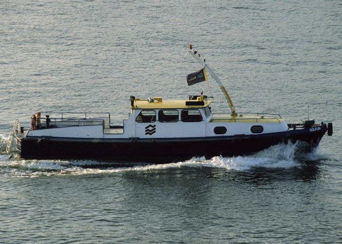Photograph of the vessel  Dolfijn pictured passing Vlaardingen on 15th April 1996