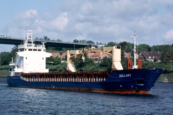 Photograph of the vessel  Dollart pictured on the Kiel Canal on 29th May 2001