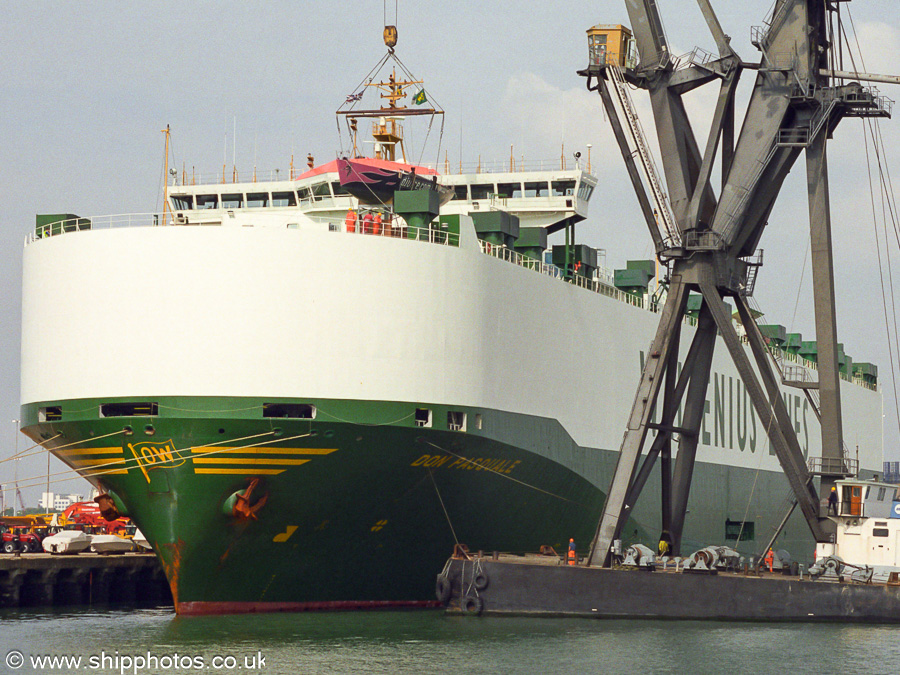  Don Pasquale pictured in Southampton Docks on 20th July 2012