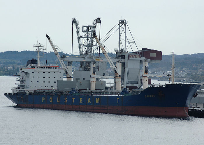 Photograph of the vessel  Dorine pictured at Haugesund on 5th May 2008