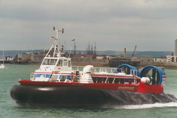 Photograph of the vessel  Double-O-Seven pictured departing Southsea on 24th June 1995
