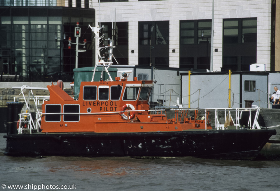 Photograph of the vessel pv Dunlin pictured at Liverpool on 27th August 1998