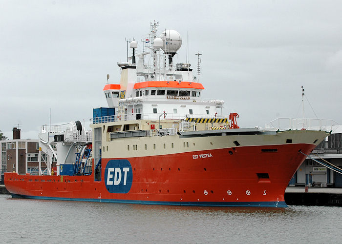  EDT Protea pictured in Merwehaven, Rotterdam on 20th June 2010