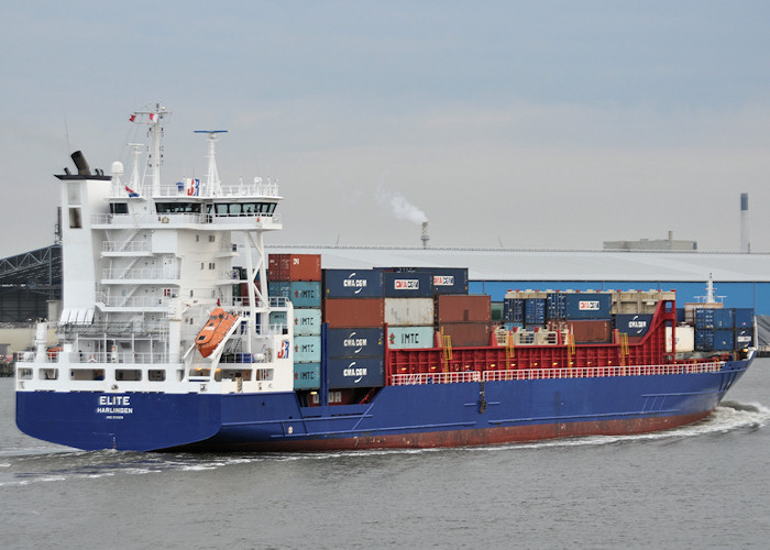 Photograph of the vessel  Elite pictured passing Vlaardingen on 24th June 2011