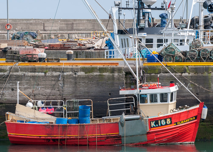 Photograph of the vessel fv Elizabeth B pictured at Fraserburgh on 5th May 2014