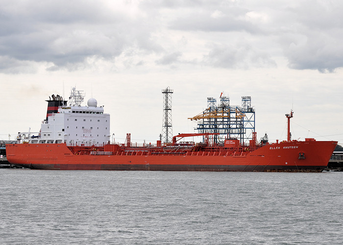 Photograph of the vessel  Ellen Knutsen pictured at Fawley on 20th July 2012