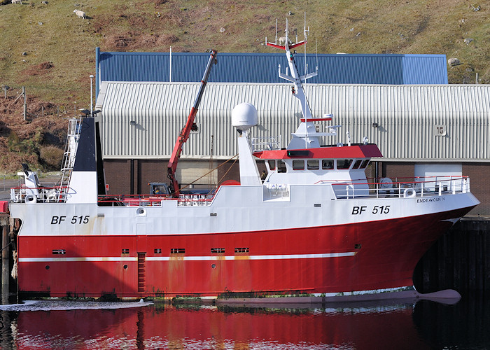 Photograph of the vessel fv Endeavour IV pictured at Kinlochbervie on 13th April 2012