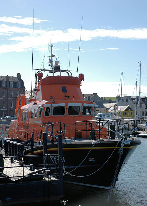 Photograph of the vessel RNLB Ernest and Mary Shaw pictured at Campbeltown on 3rd May 2010