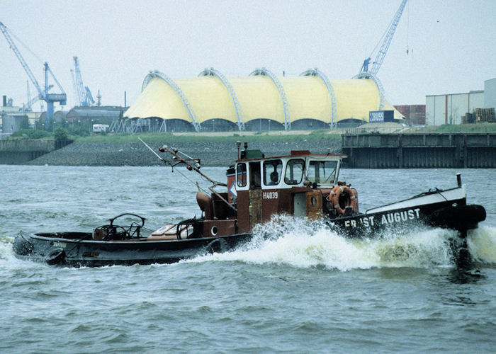 Photograph of the vessel  Ernst-August pictured at Hamburg on 9th June 1997