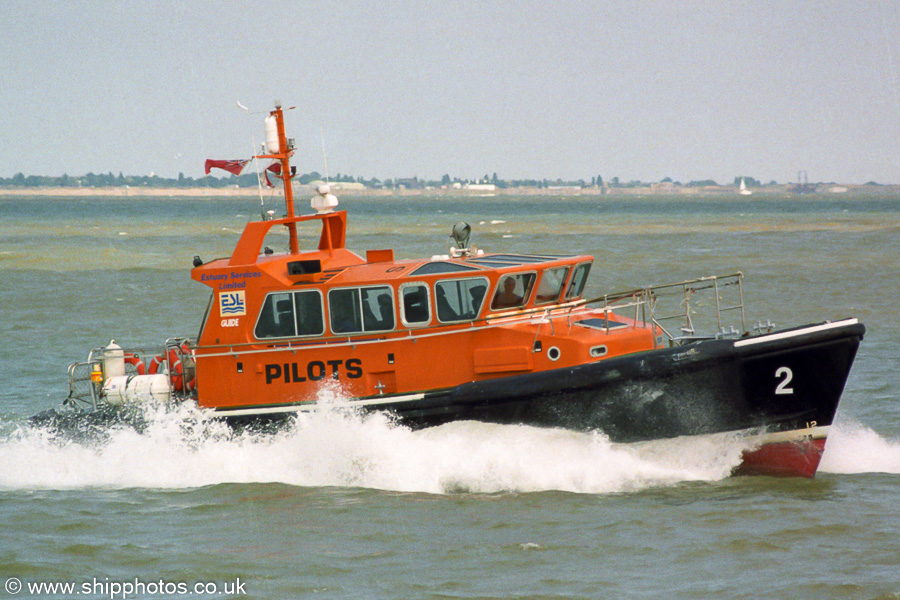 Photograph of the vessel pv Estuary Guide pictured at Sheerness on 16th August 2003