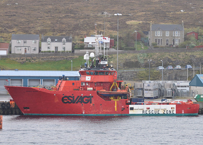 Photograph of the vessel  Esvagt Sigma pictured at Lerwick on 12th May 2013