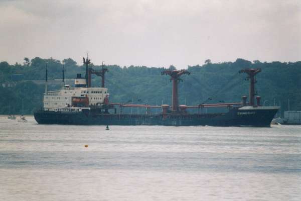 Photograph of the vessel  Evangelos pictured arriving in Southampton on 3rd June 2000