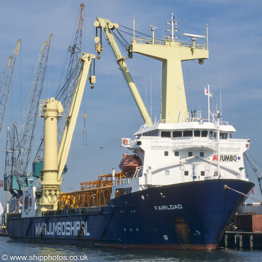 Photograph of the vessel  Fairload pictured in Waalhaven, Rotterdam on 17th June 2002