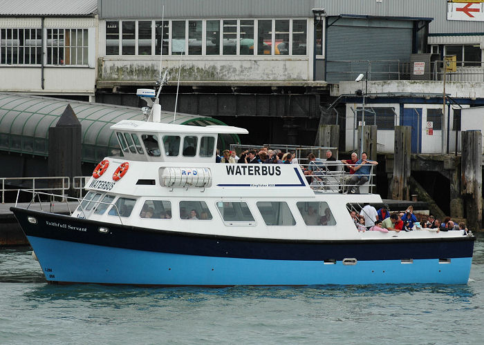  Faithfull Servant pictured in Portsmouth Harbour on 3rd July 2005