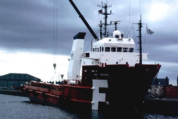 Photograph of the vessel  Far Viscount pictured in Liverpool on 19th July 1999