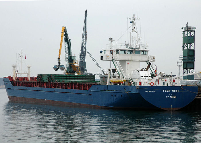 Photograph of the vessel  Fehn Moon pictured in Poole on 23rd April 2006