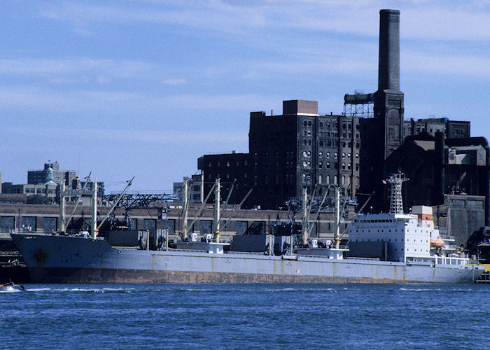 Photograph of the vessel  Feng Xiang Ling pictured in New York on 18th September 1994
