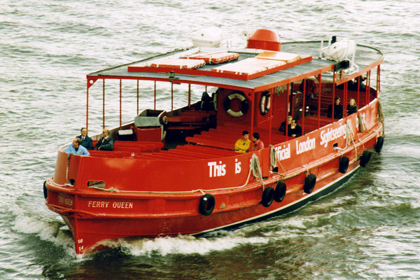 Photograph of the vessel  Ferry Queen pictured in London on 6th May 1998