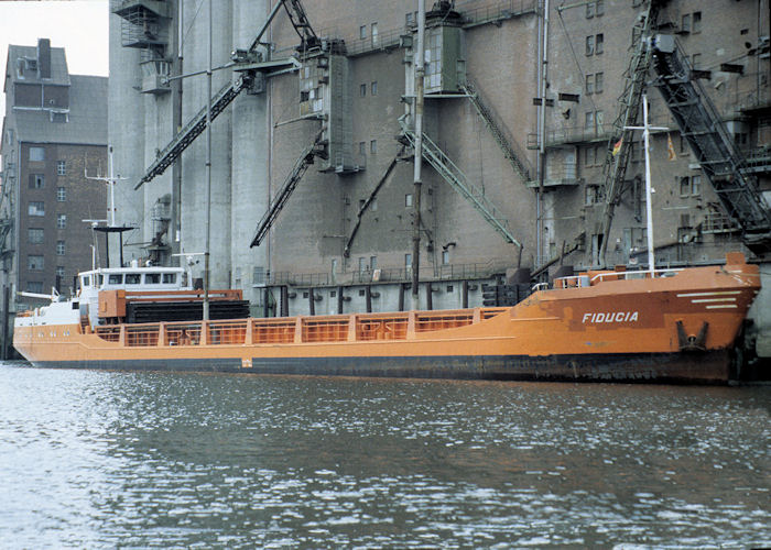 Photograph of the vessel  Fiducia pictured at Hamburg on 9th June 1997