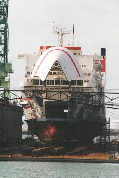 Photograph of the vessel  Fiesta pictured in Le Havre on 6th March 1994