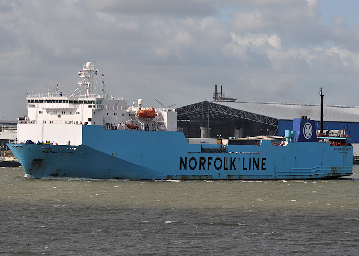 Photograph of the vessel  Flandria Seaways pictured arriving at Vlaardingen on 23rd June 2012