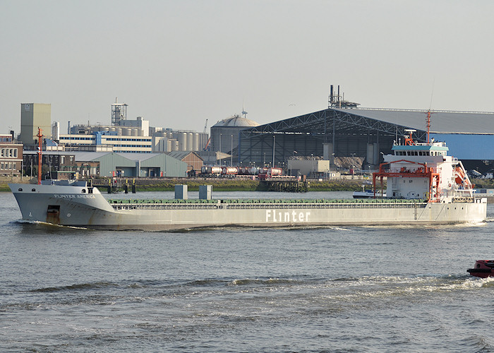Photograph of the vessel  Flinter America pictured passing Vlaardingen on 27th June 2011