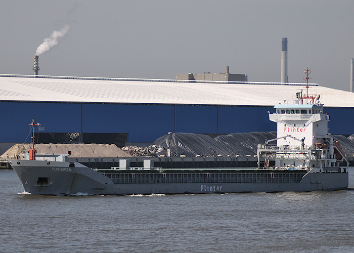 Photograph of the vessel  Flinterdijk pictured passing Vlaardingen on 27th June 2011