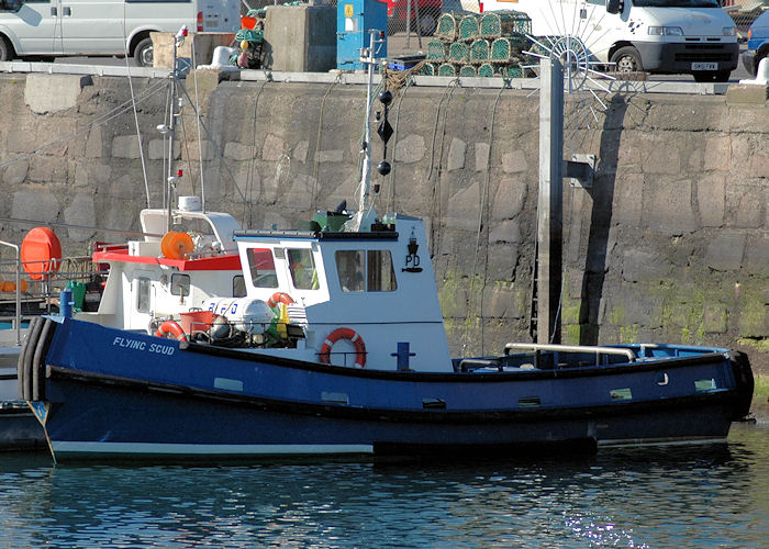 Photograph of the vessel  Flying Scud pictured at Peterhead on 28th April 2011