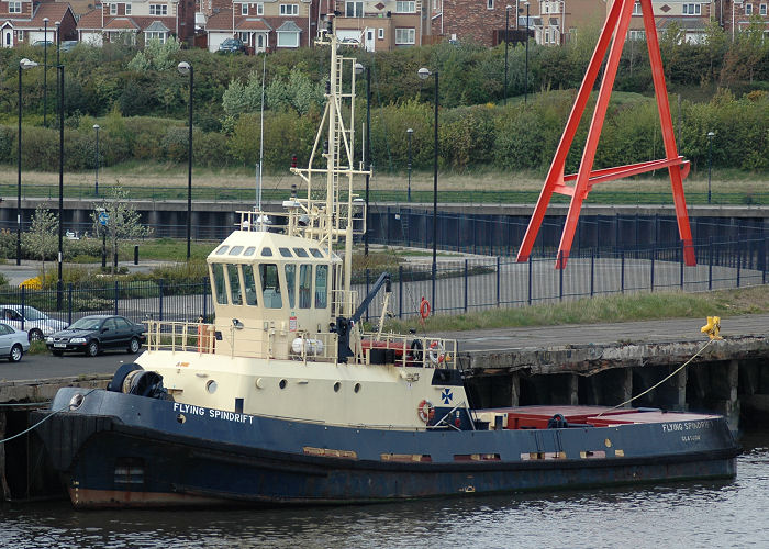 Photograph of the vessel  Flying Spindrift pictured at North Shields on 11th May 2005