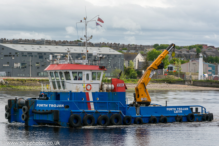  Forth Trojan pictured departing Aberdeen on 27th May 2019
