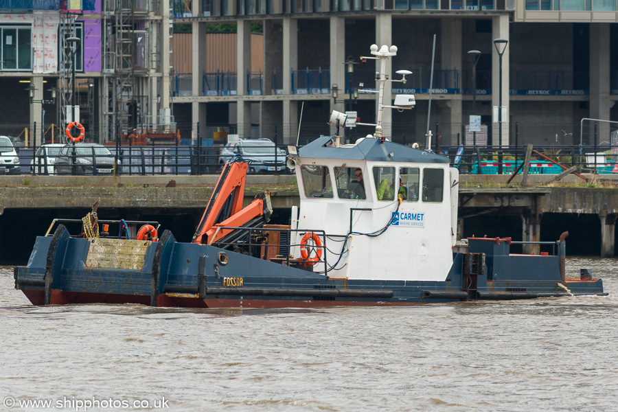  Fossor pictured on the River Mersey on 3rd August 2019