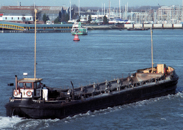 Photograph of the vessel  FPT II pictured entering Portsmouth Harbour on 7th February 1988