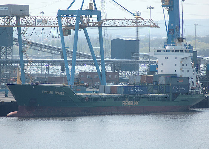 Photograph of the vessel  Frisian Trader pictured on the River Tyne on 6th May 2008