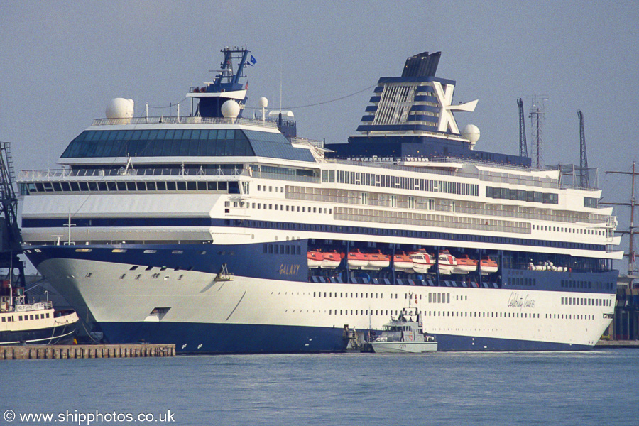 Photograph of the vessel  Galaxy pictured at Southampton on 21st September 2001