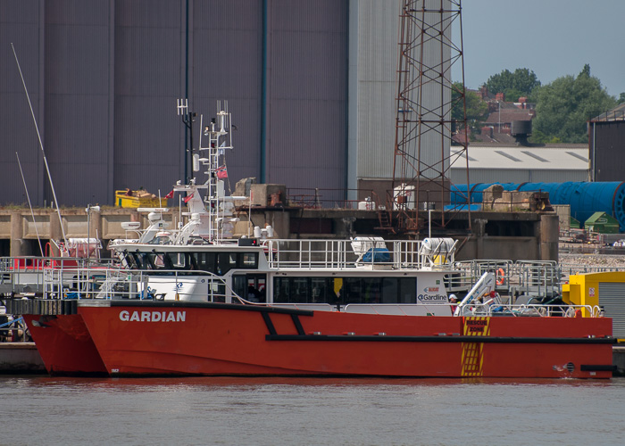 Photograph of the vessel  Gardian pictured at Liverpool on 31st May 2014