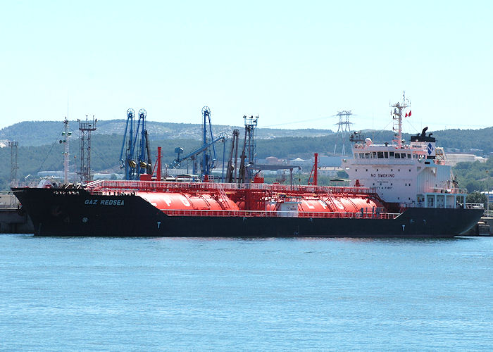  Gaz Redsea pictured at Port de Bouc on 10th August 2008