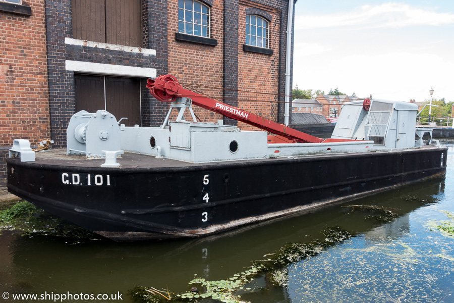 Photograph of the vessel  GD101 pictured at the National Waterways Museum at Ellesmere Port on 29th August 2015