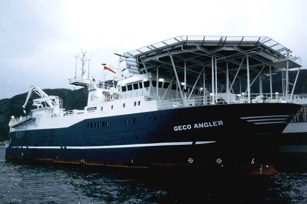 rv Geco Angler pictured in Bergen on 26th October 1998