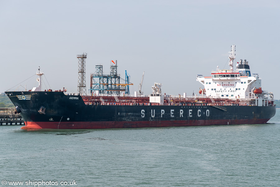 Photograph of the vessel  Gemma pictured at Fawley on 26th April 2025
