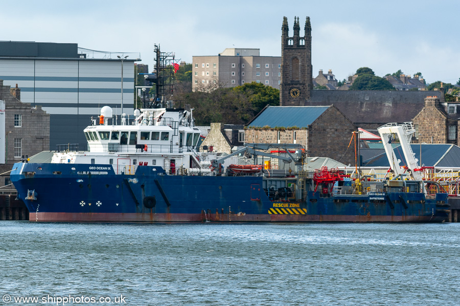 Photograph of the vessel  Geo Ocean IX pictured at Aberdeen on 10th September 2024