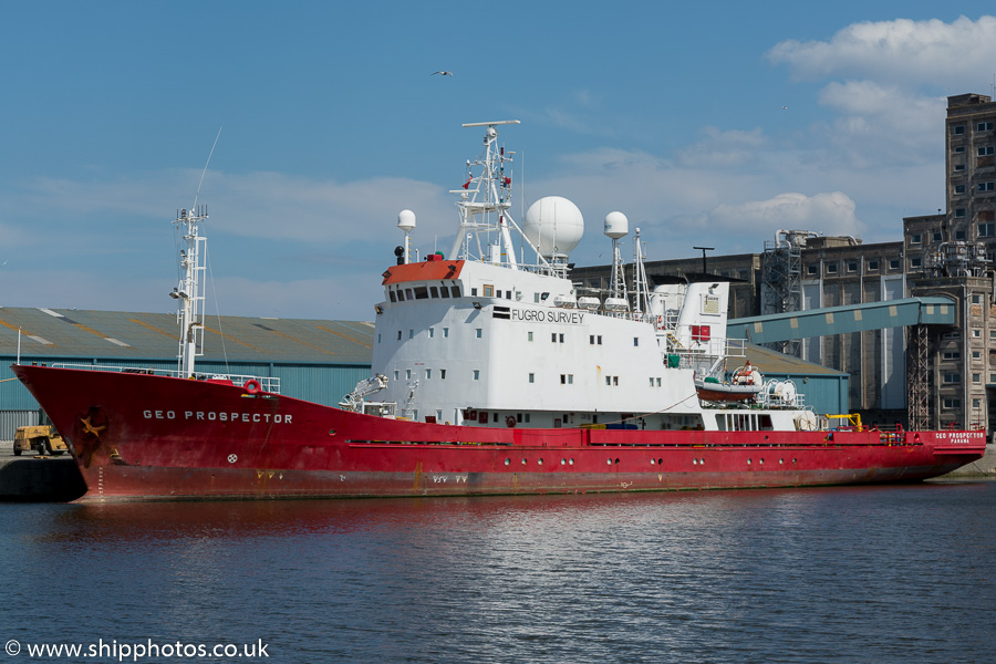 Photograph of the vessel rv Geo Prospector pictured at Leith on 3rd July 2015